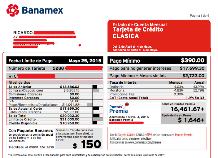 Como Leer El Estado De Cuenta De Mi Tarjeta De Credito Ikiwi Com Mx